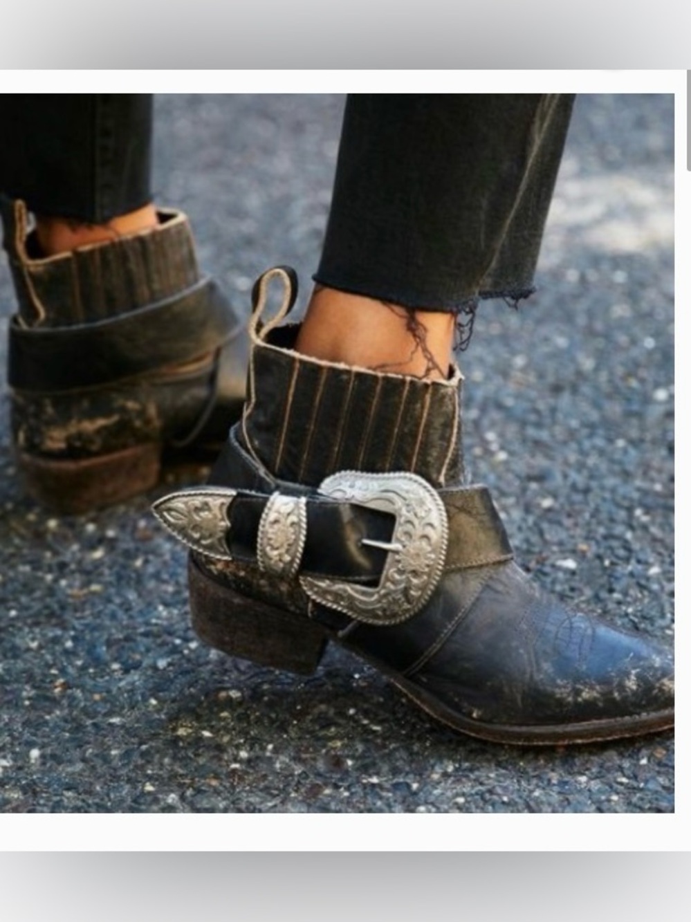 Free People Matisse Bitchin Biker Boots sz 8 Western Frye style